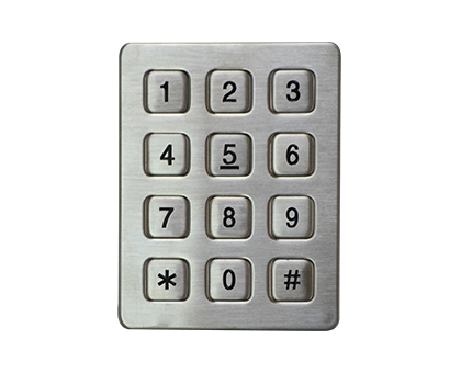 12-digit stainless steel button AFT-KEY-11