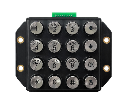 16位锌合金按键AFT-KEY-02