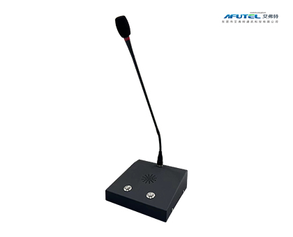 IP一键呼叫对讲鹅颈麦电话机